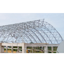 Large span metal portal frame steel structure roofing space frame for swimming pool